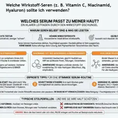Niacinamid beruhigt & ebnet den Hautton. Morgens/abends anwendbar, gut kombinierbar. Wie oft? Täglich, nach Bedarf.