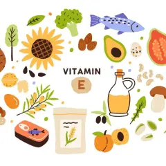 Vitamin E: Sonnenblumen, Nüsse, Avocado, Fisch und mehr. Diese Lebensmittel sind reich an Vitamin E, das die Haut vor der Sonne schützt.