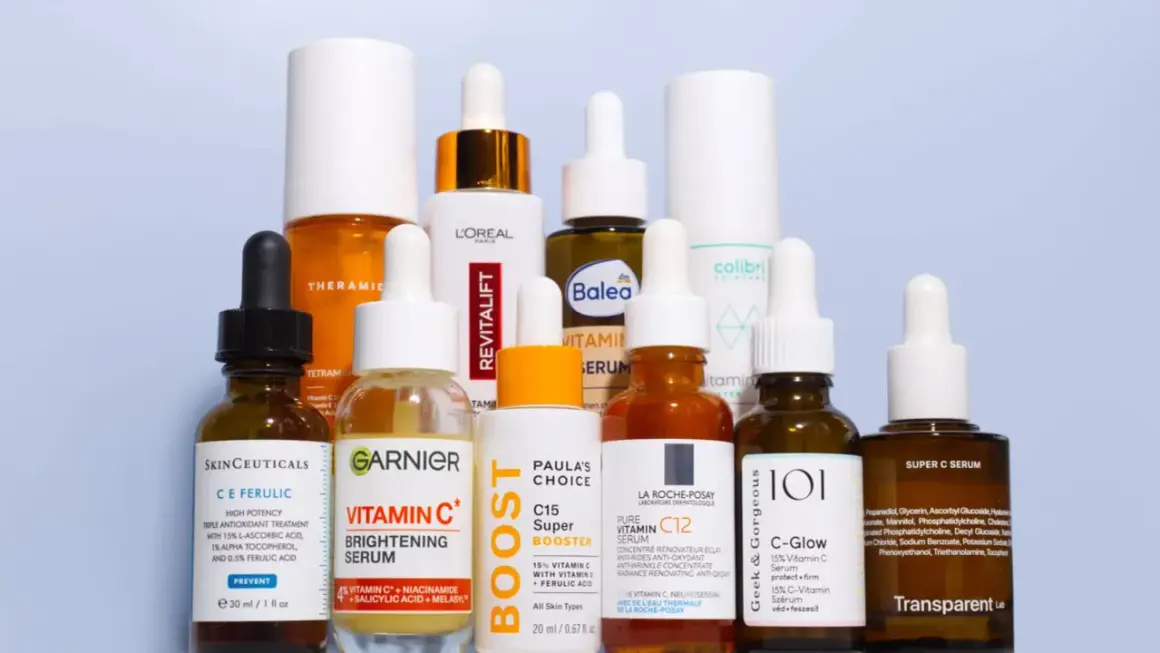 Vielfalt an Vitamin C Seren. Der optimale Vitamin C pH Wert ist entscheidend für die Wirksamkeit.