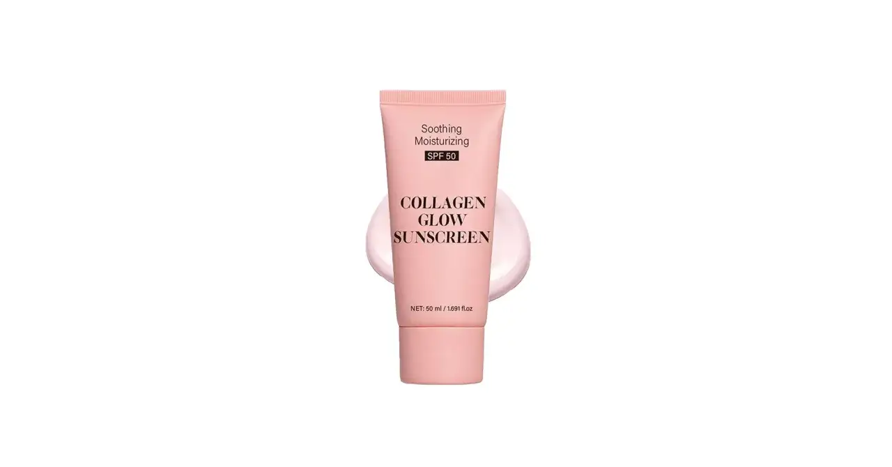 Sanfte Sonnencreme mit Kollagen-Glow-Formel, die die Kollagenbildung unterstützt. Beruhigend, feuchtigkeitsspendend, LSF 50.