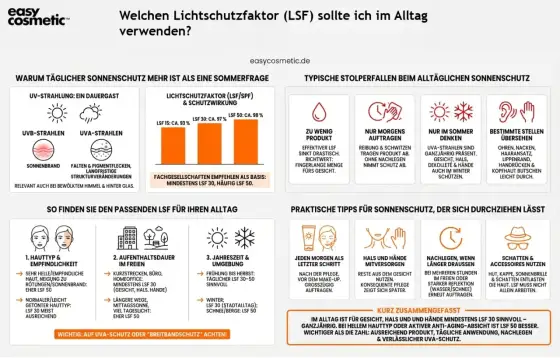 Sonnencreme 30 oder 50 - welche LSF-Zahl passt zu dir?